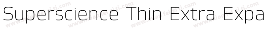 Superscience Thin Extra Expanded字体转换